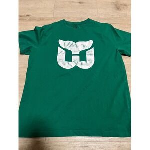 Hartford Whalers Men's Shirt NHL Green Size XL Short Sleeve‎ Hockey